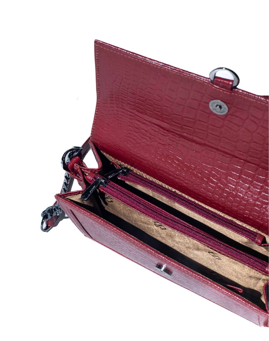 L2664 - Crossbody - Croco Flip