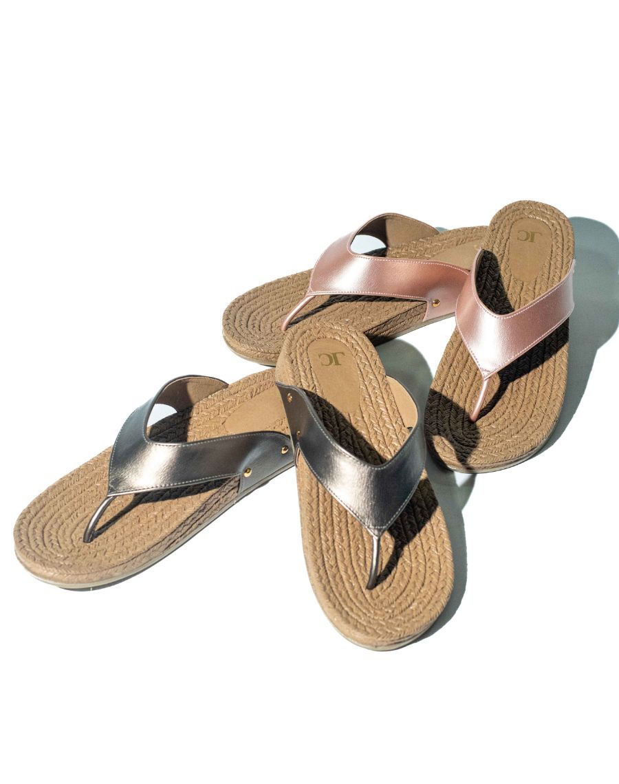 Flat Sandal - Zigma Shimmer