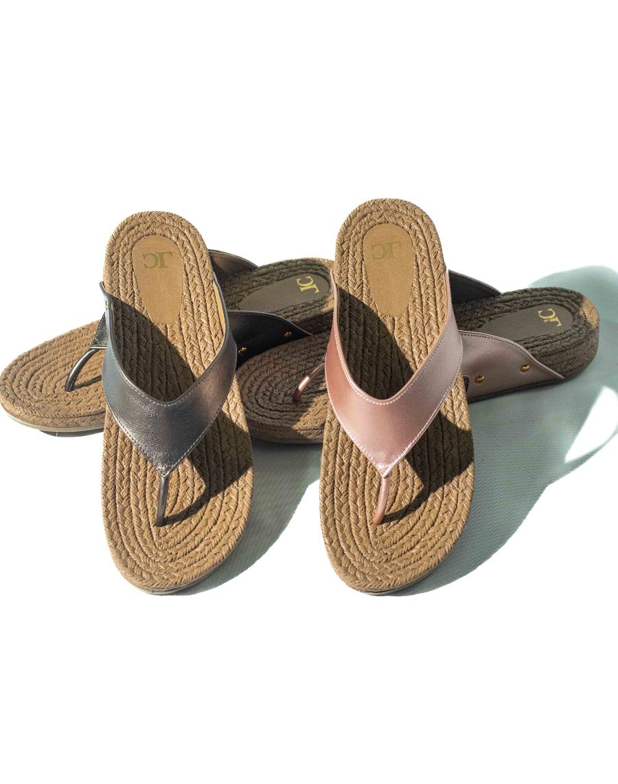 Flat Sandal - Zigma Shimmer