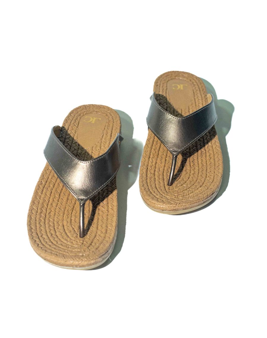 Flat Sandal - Zigma Shimmer