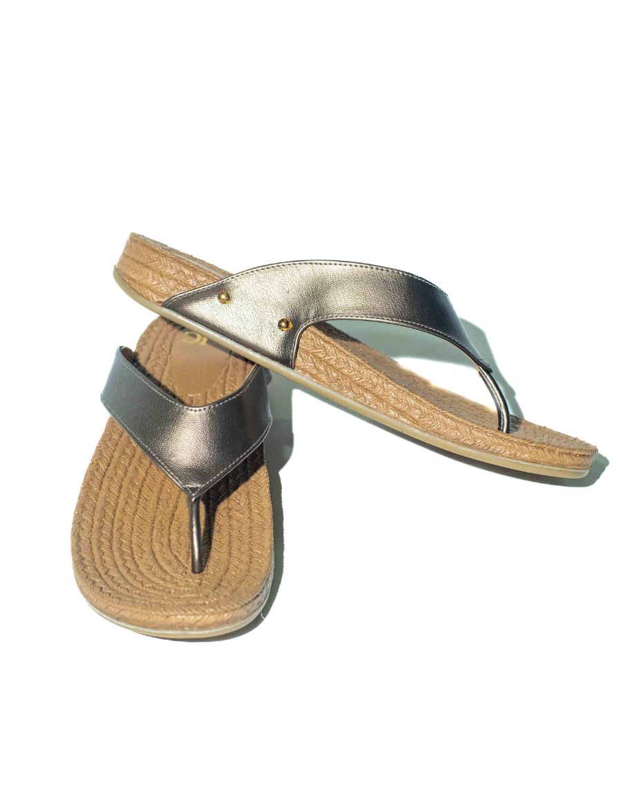 Flat Sandal - Zigma Shimmer