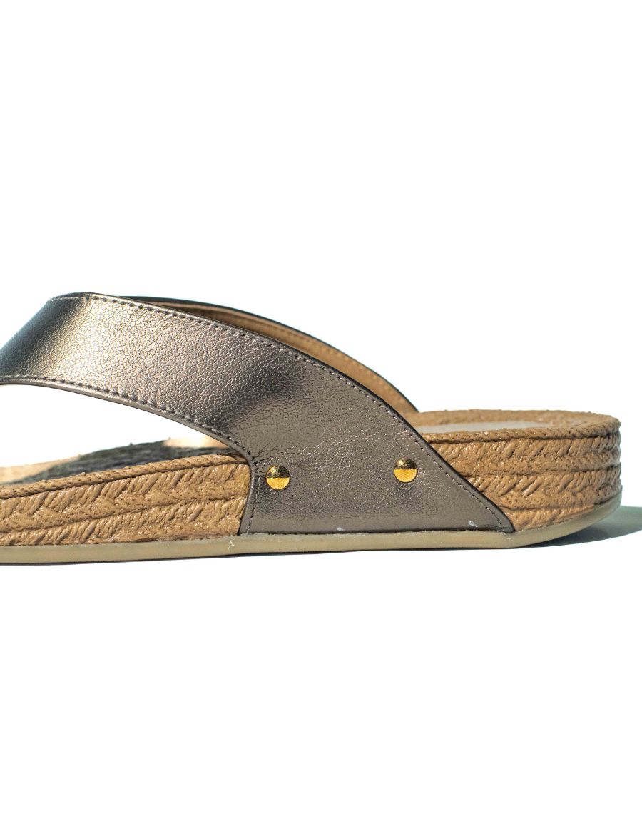 Flat Sandal - Zigma Shimmer