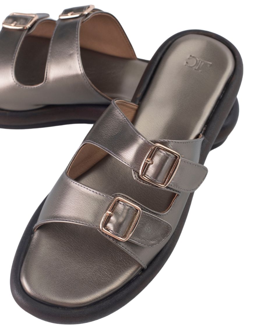 Flat sandal - Buckle 2 strap