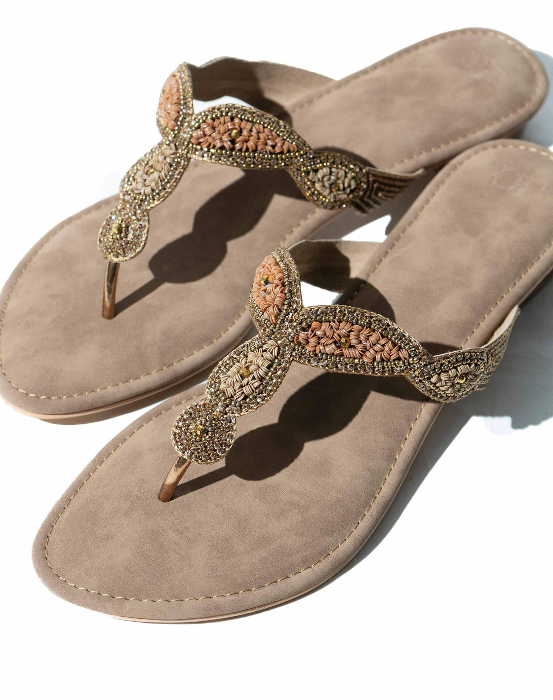 Flat Sandal - Sequins