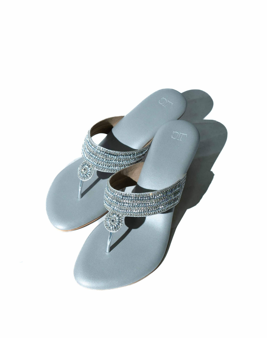 Mid heel sandal - Oval bead