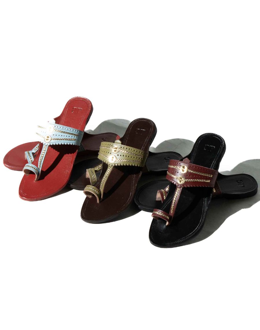 Kolhapuri Sandal - Flat