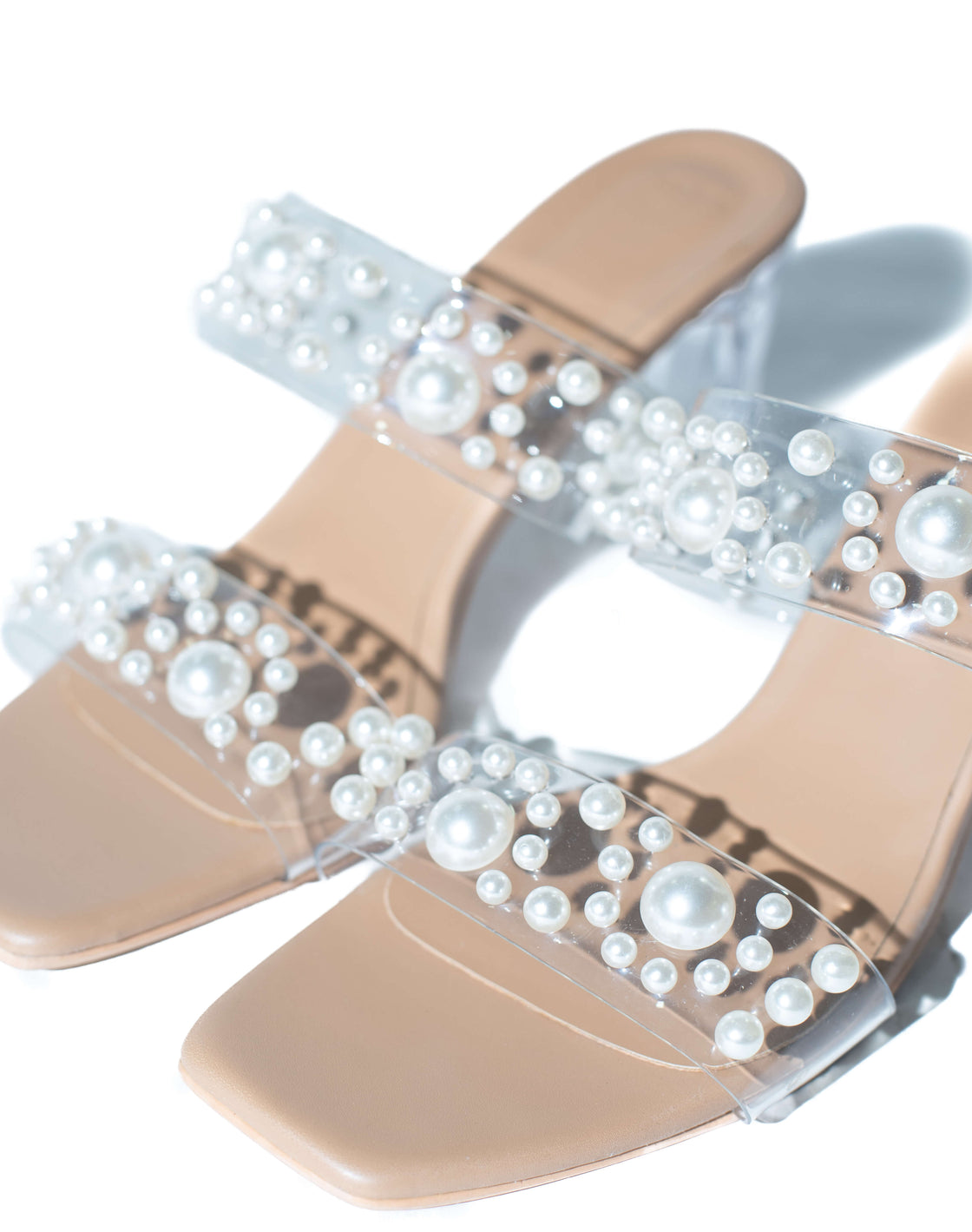 Heel - Transparent Upper Pearl