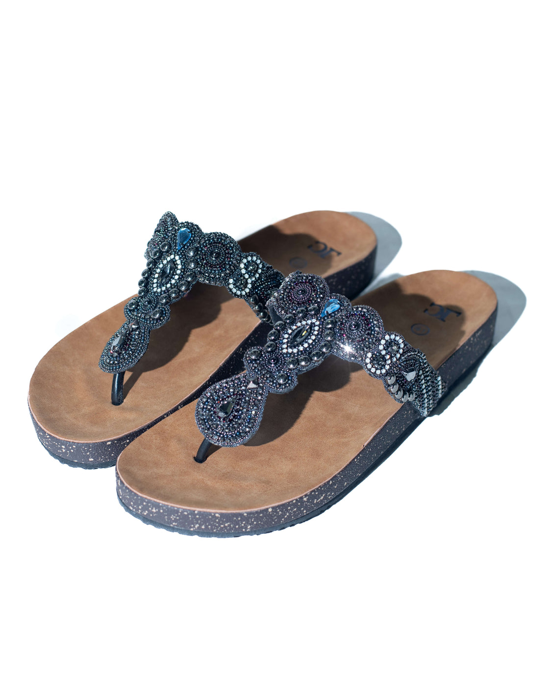 Flat Sandal - Beaded