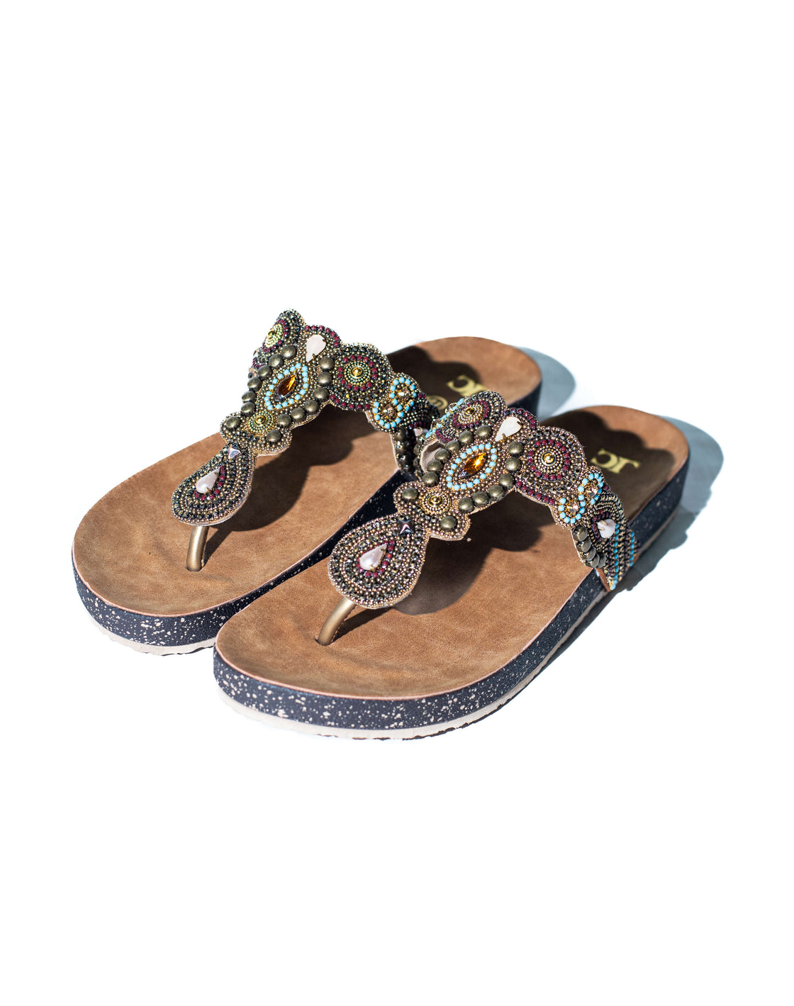 Flat Sandal - Beaded