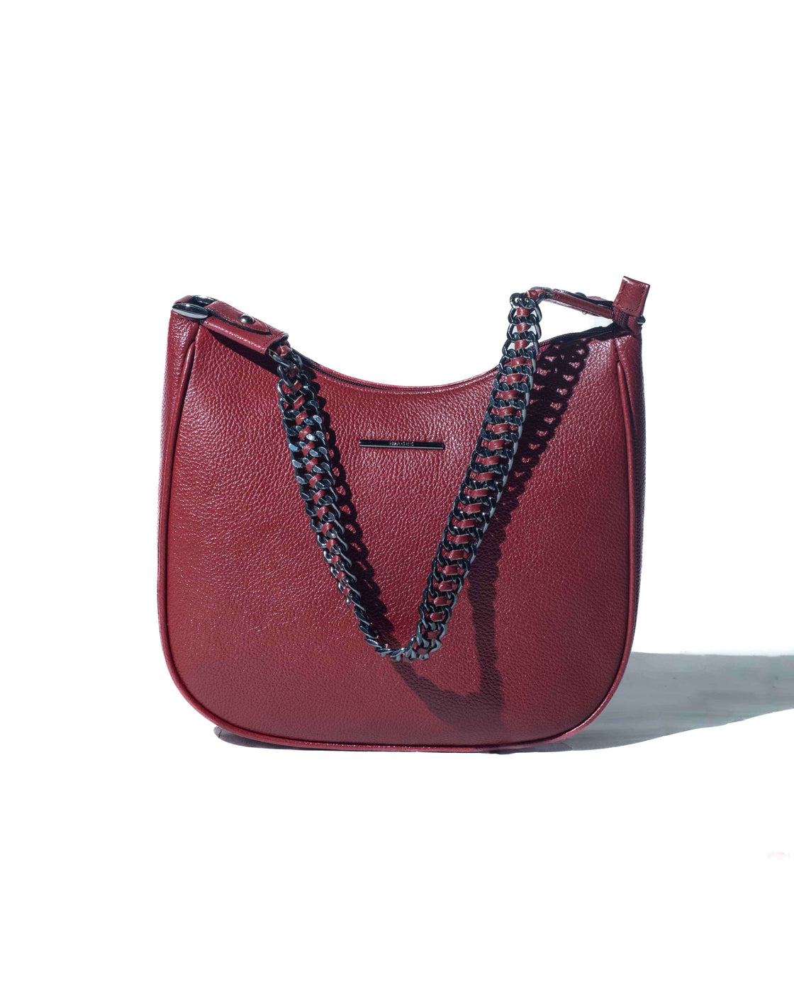 Structured shoulder bag