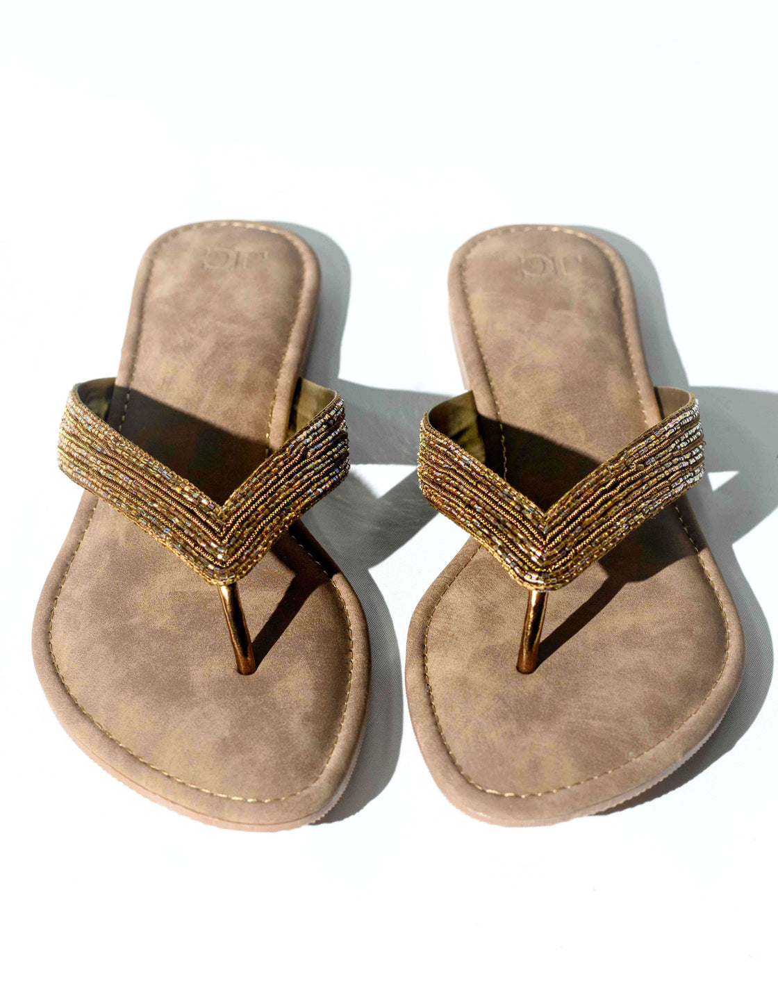 Flat Sandal - Beaded