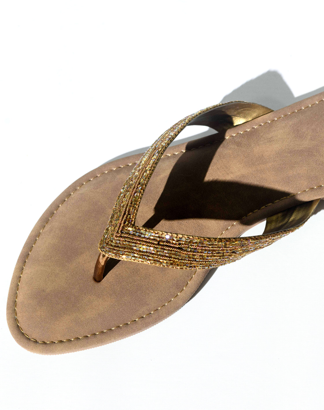 Flat Sandal - Beaded